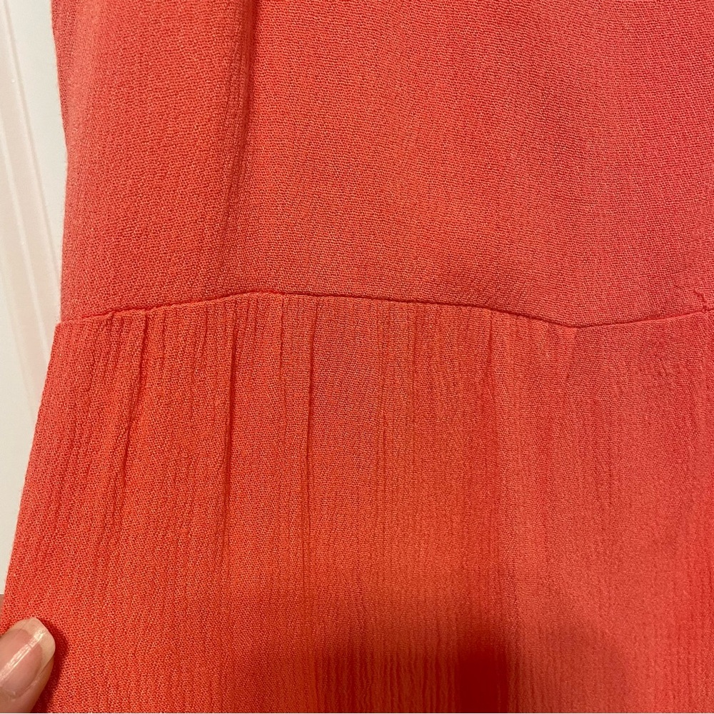 Tiered peach Midi tank dress - Picture 3 of 8